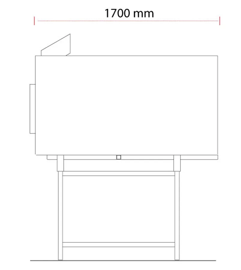 Gas Pizzaofen Pavesi RPM 140G | Backfläche statisch | 7 bis 9 Pizzen | B1800 x T1700 x H1900 mm